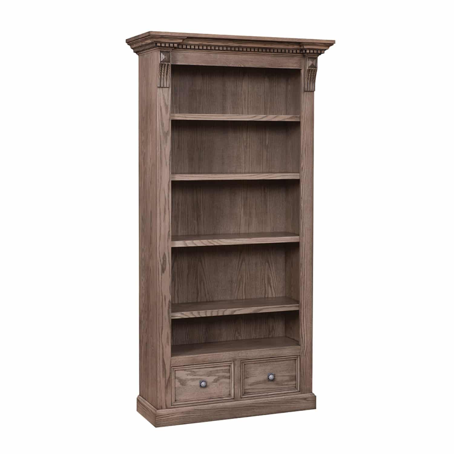 Grand Manor Bookcase - Railside Furnishings